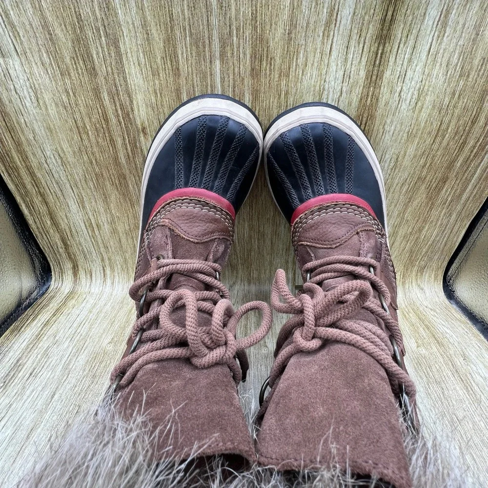 Sorel Joan of Arctic Winter‎ Boots Women's Size 6 Brown Waterproof NL2429-261